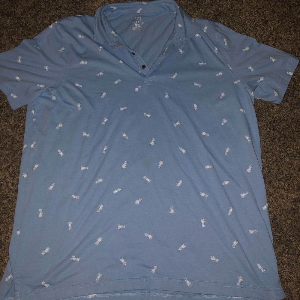Collared short sleeve shirt